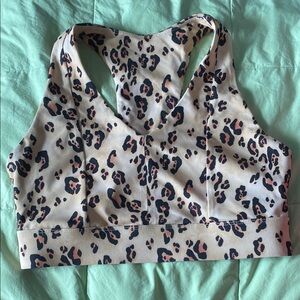 Leopard Print Sports Bra